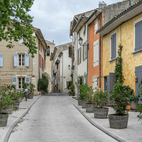 Image of a side street in the French village of Cucuron