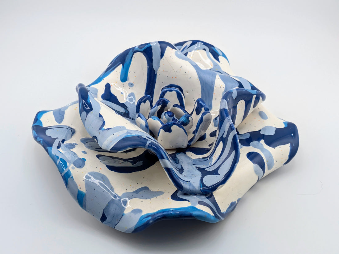 Azure Celestial Bloom