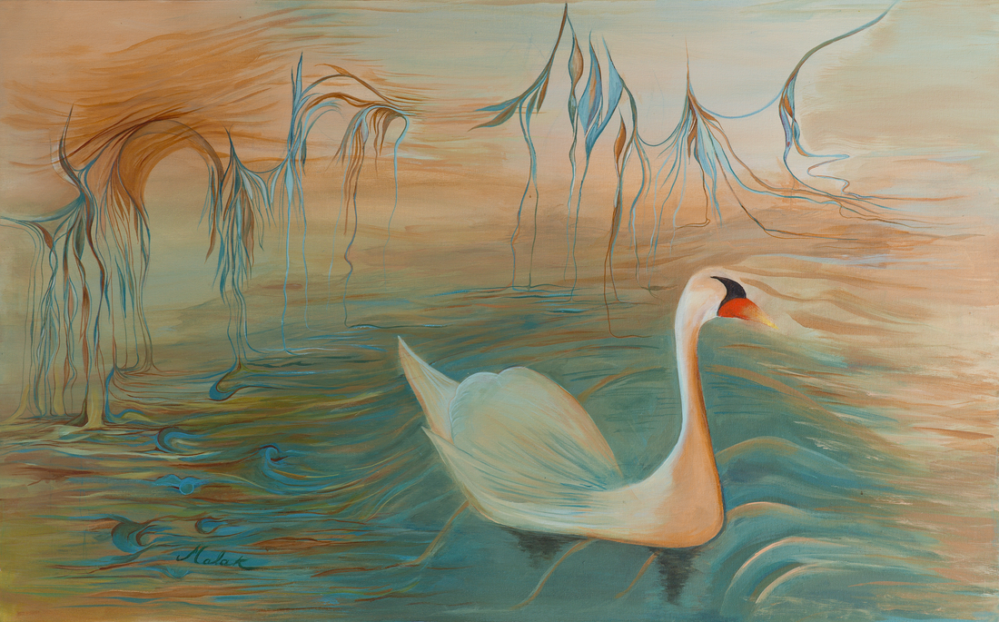 The White Swan of Audubon Park